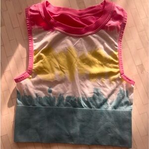 Colsie high neck Tie-dye Bralette